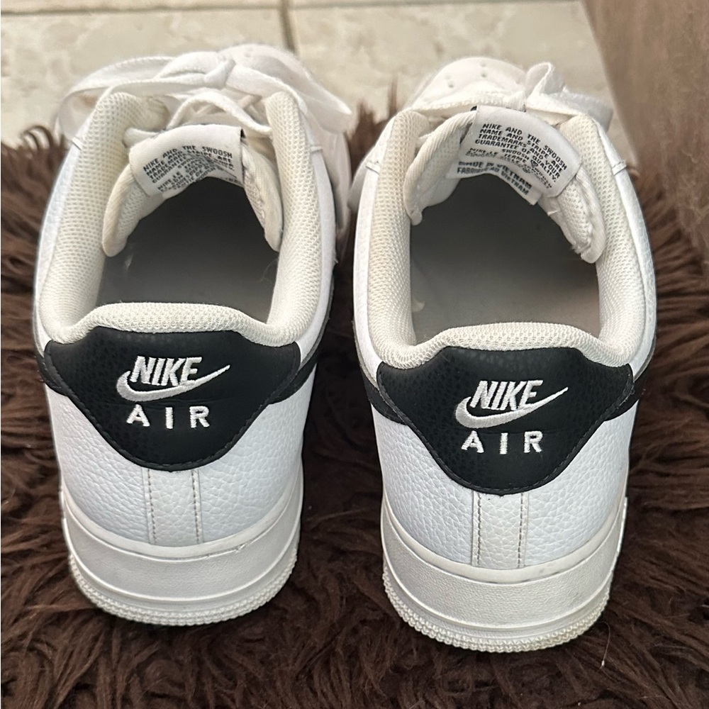 Nike Air Force 1 White Sneakers - Picture 2 of 8